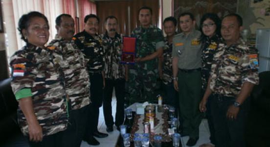 Dandim 0201/BS Terima Kunjungan Pengurus FKPPI Kota Medan